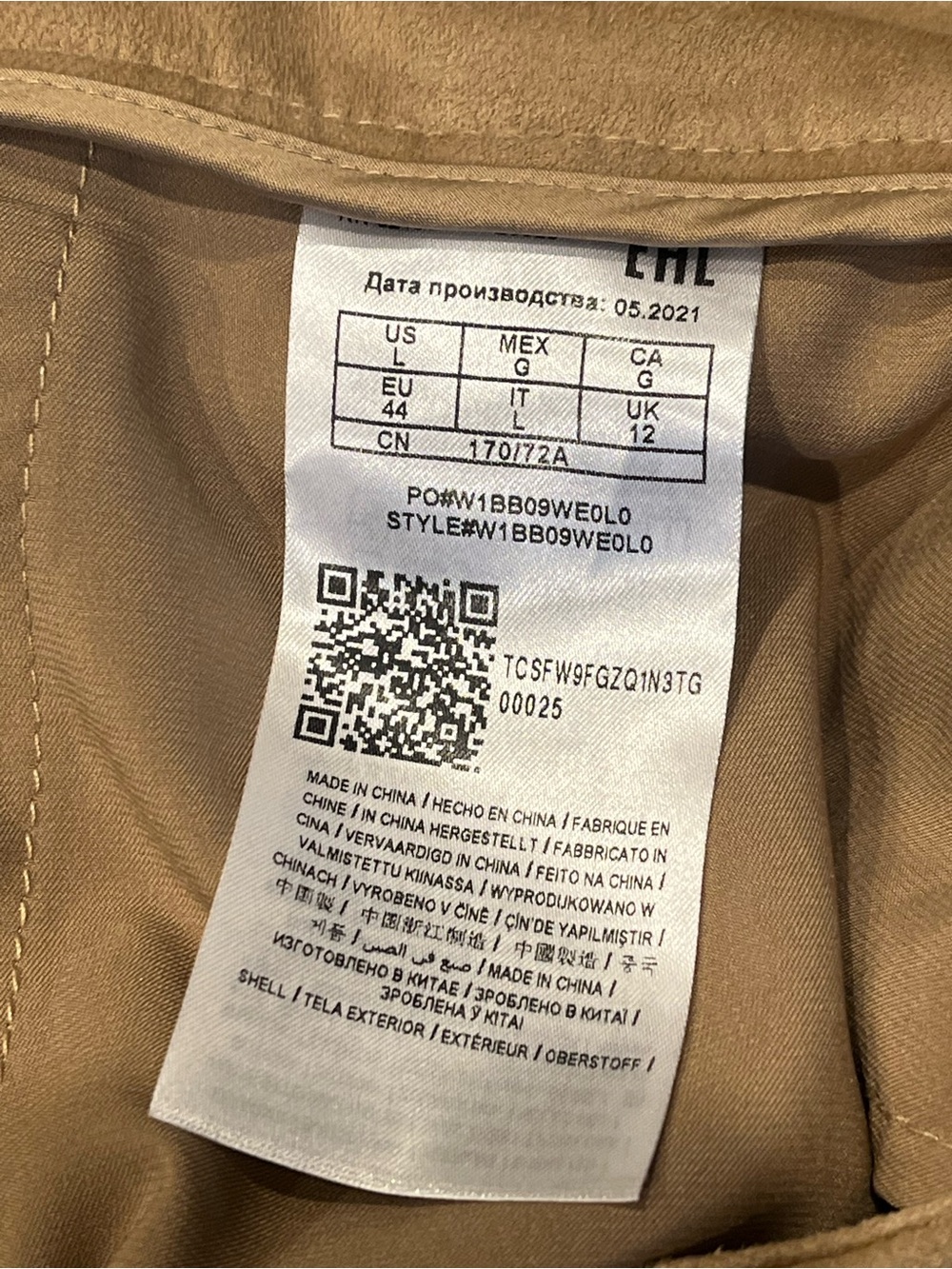 Guess Women's Faux Suede Pants in Camel Tan - Picture 5 of 7